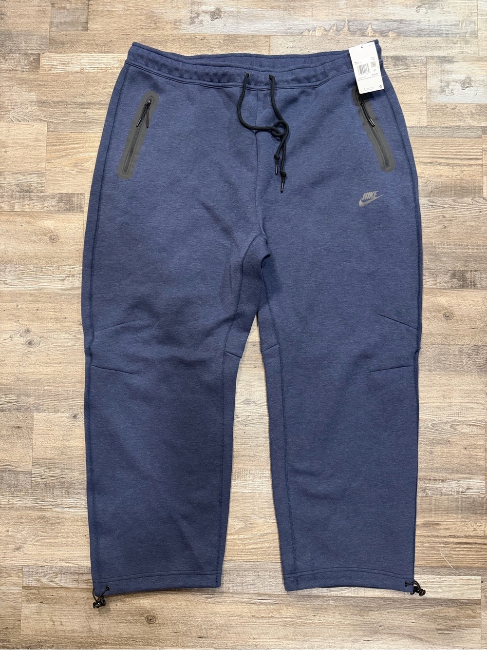Nike Sportswear Tech Fleece Open Hem Pants FB8012-473 Obsidian Heather Blue 3XL